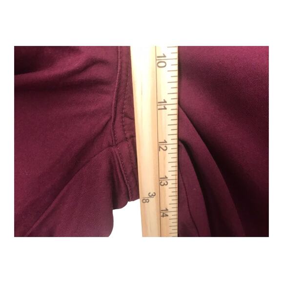 Fashion Nova Jeans Womens Size 2X Burgundy Canopy 2X High Waisted Tencel Blend - Picture 8 of 12